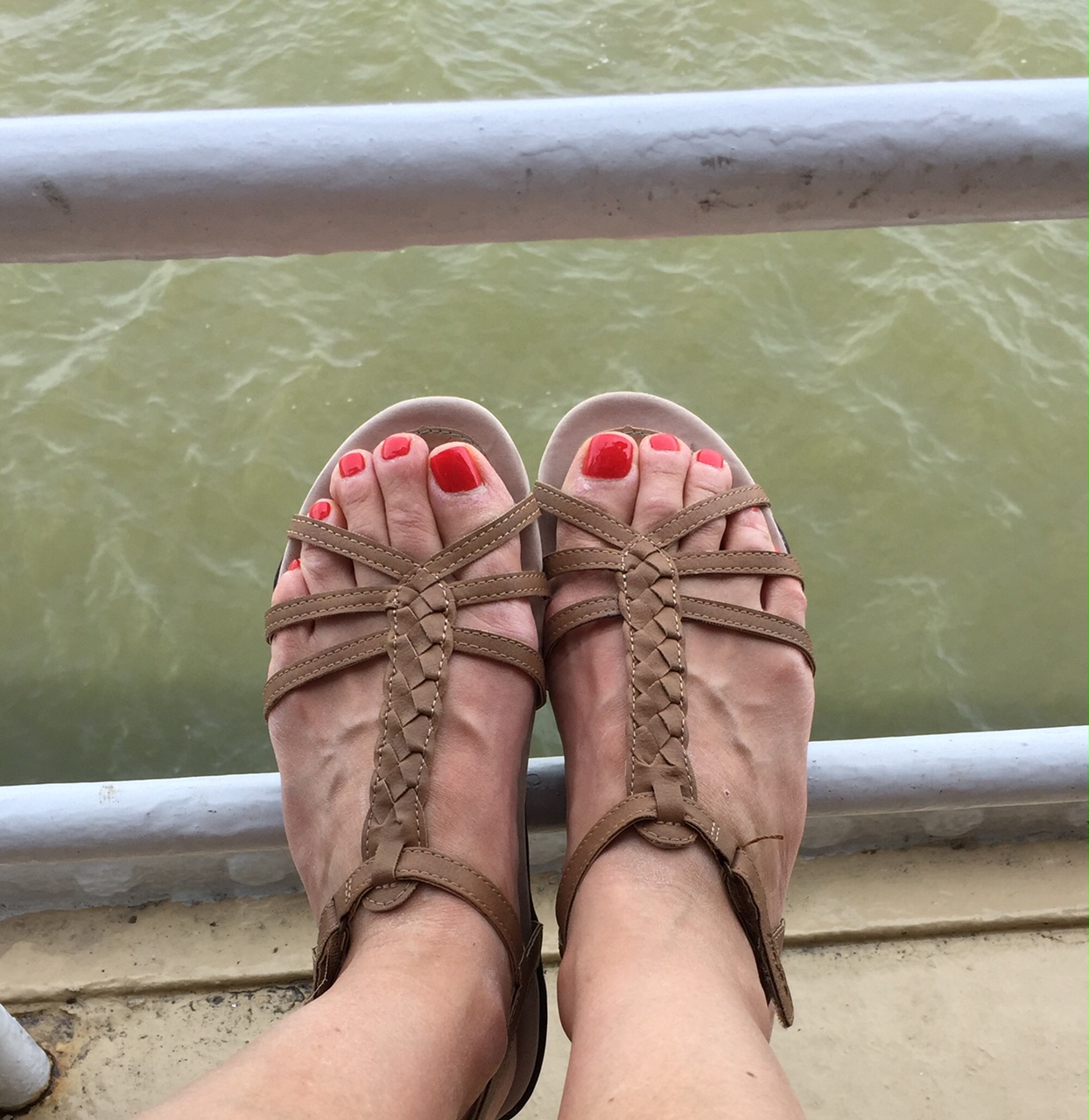 Rainbow calafia sandals sales